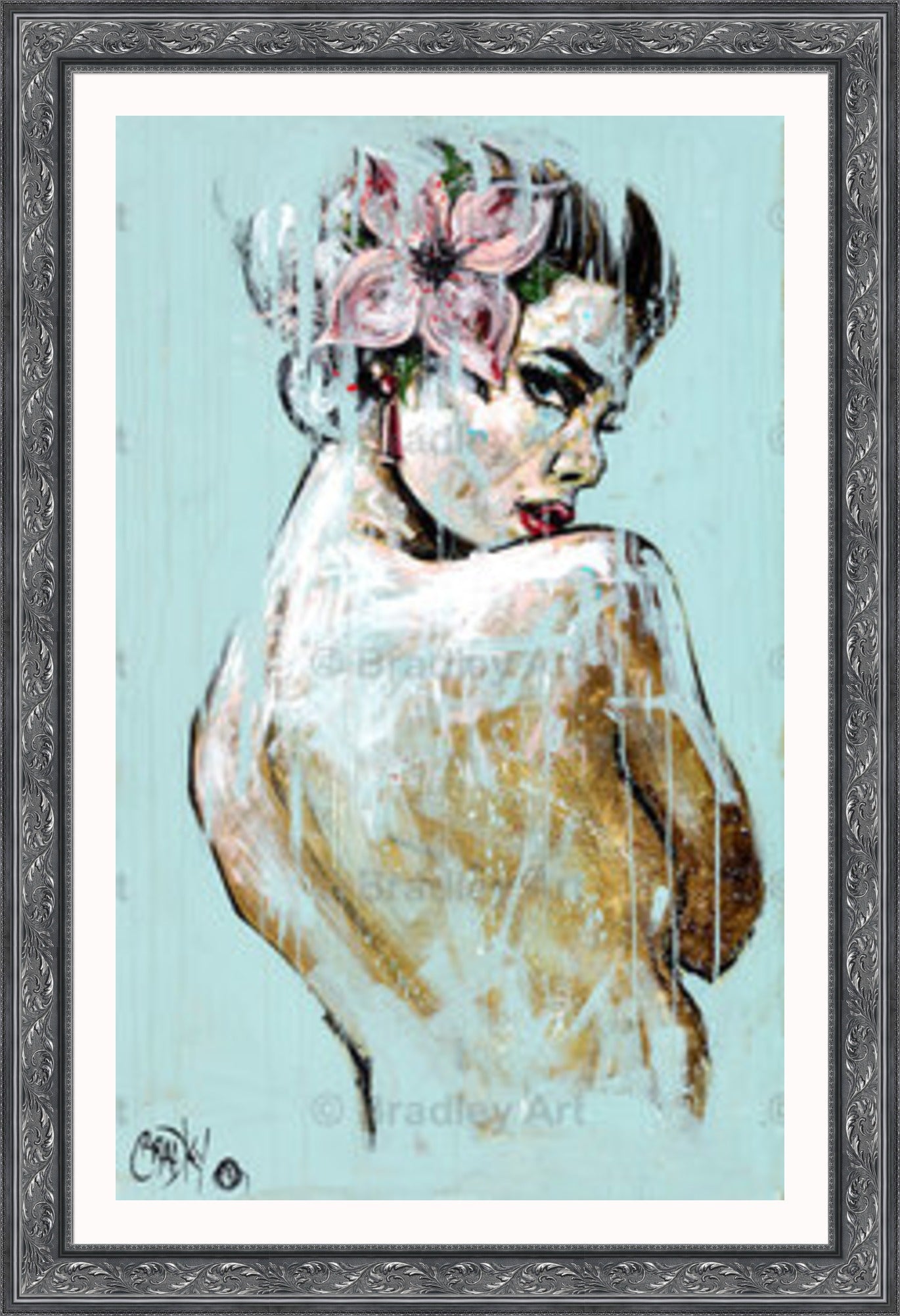 "Don't Look Back" HE Canvas