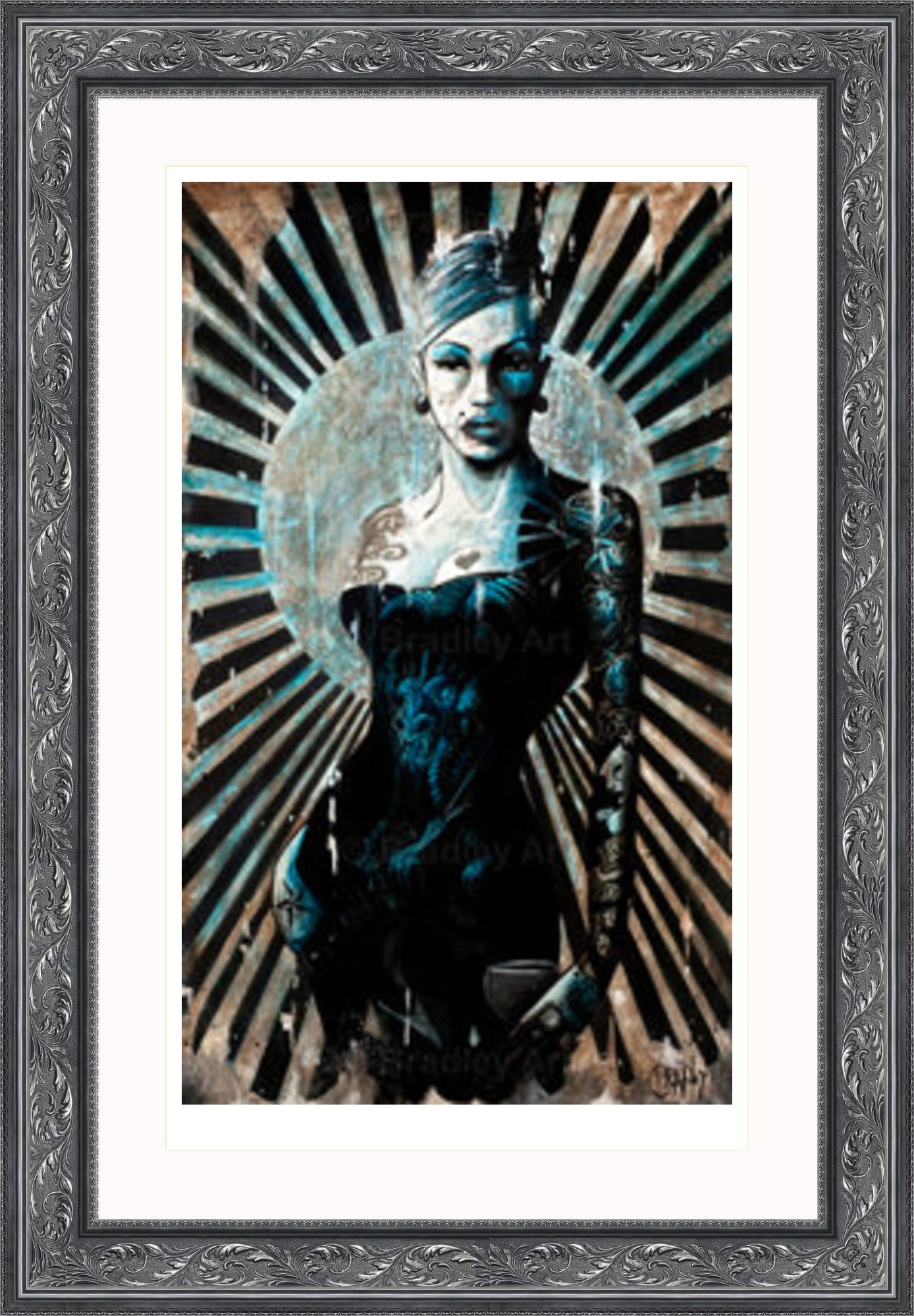 "La Femme Bleue" Print