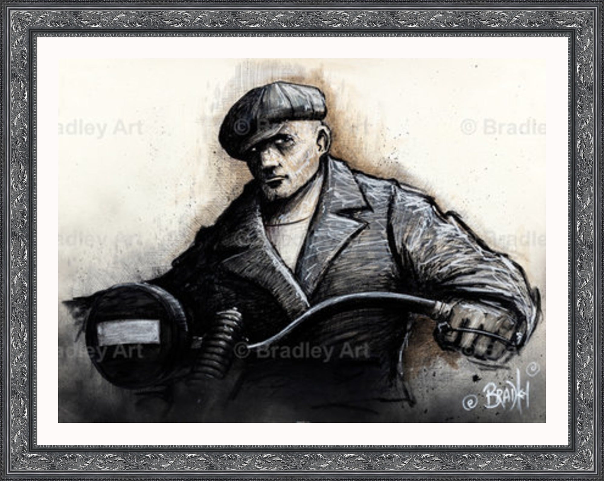 "Biker" Canvas