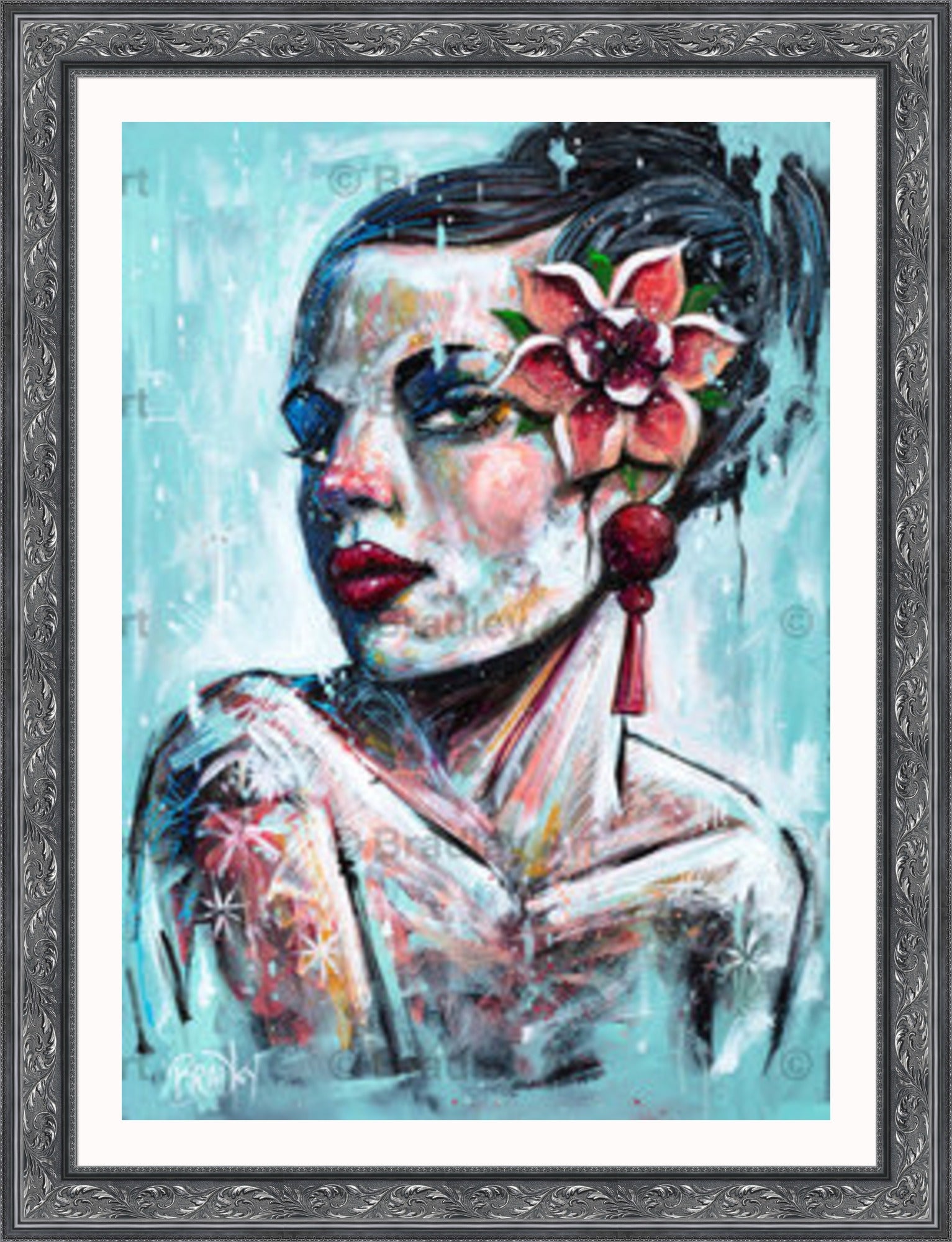 "Bella Blue" Canvas
