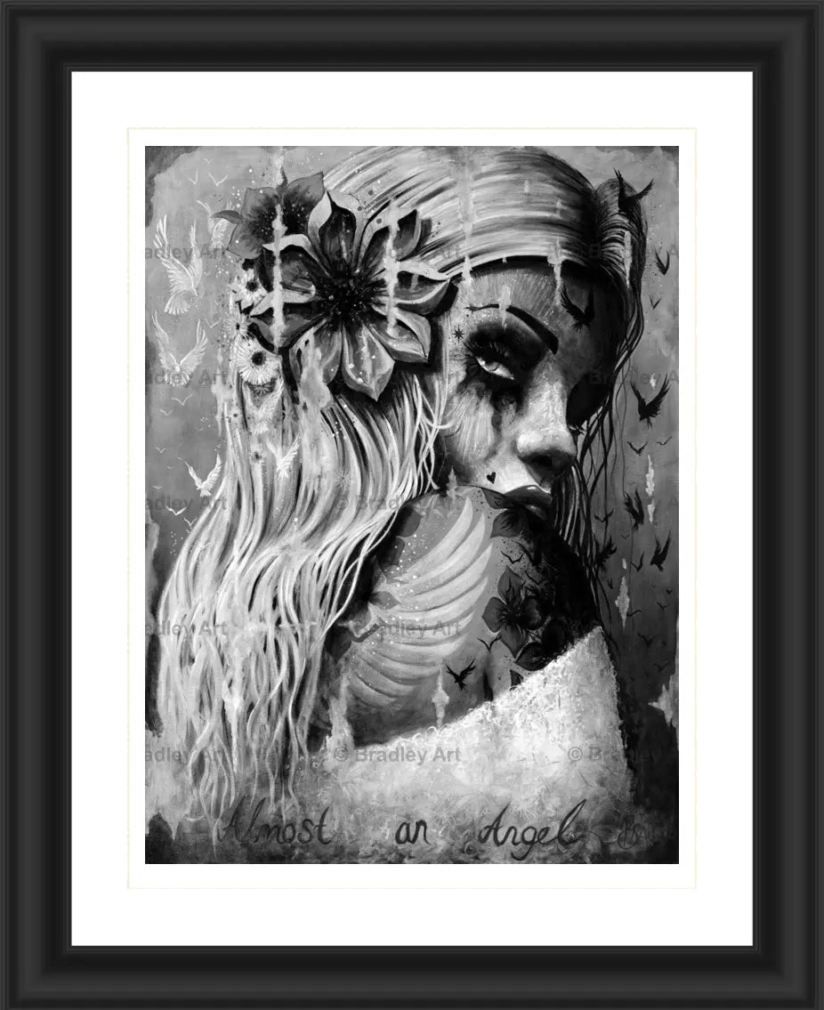 "Almost an Angel" (B&W)