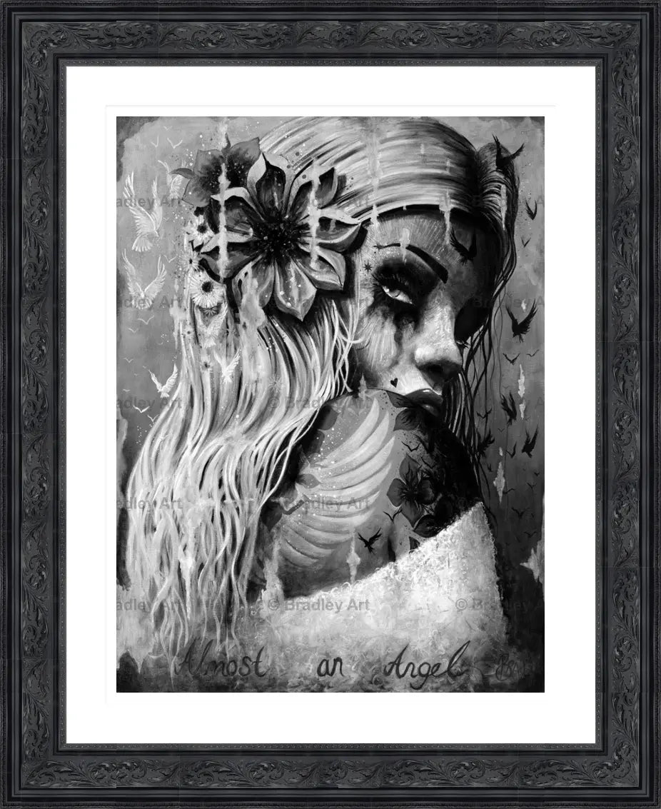 "Almost an Angel" (B&W)