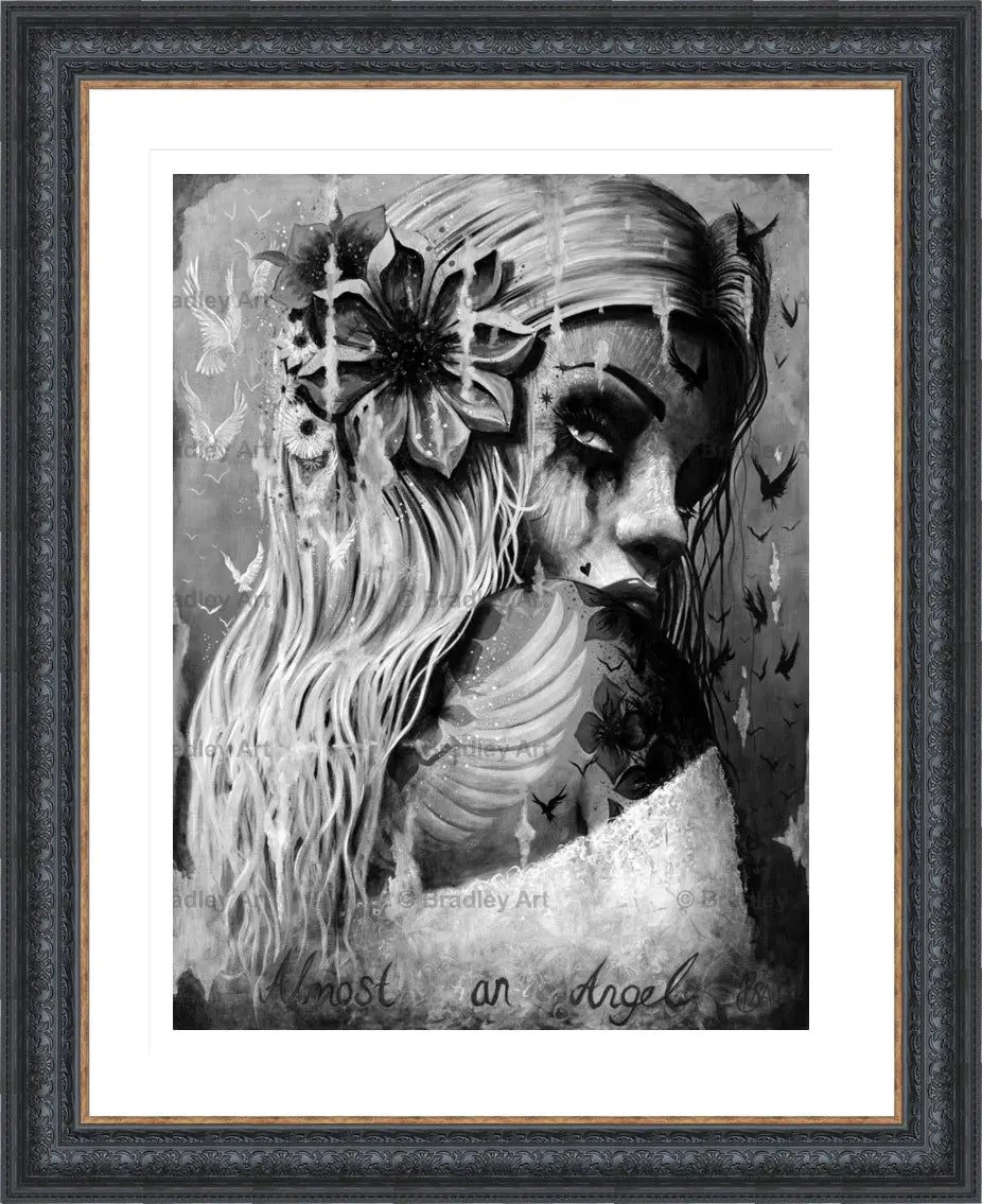 "Almost an Angel" (B&W)