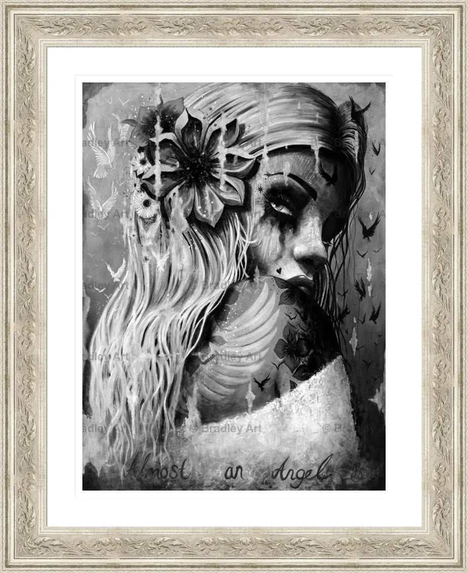 "Almost an Angel" (B&W)