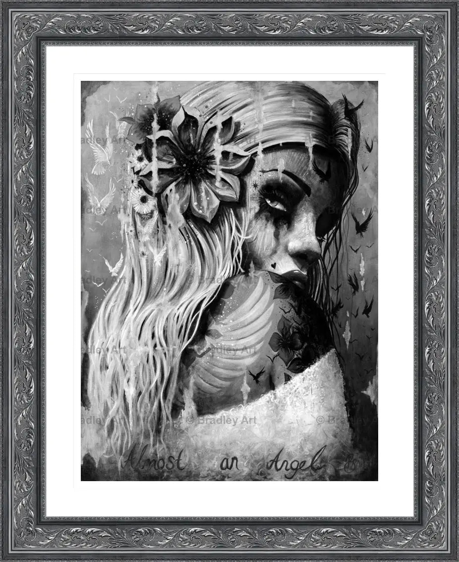 "Almost an Angel" (B&W)
