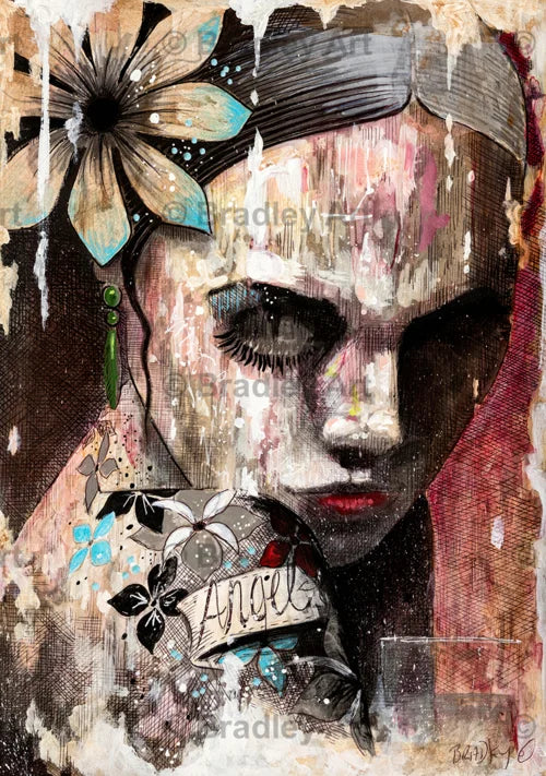 "Angel" (Green Earring)