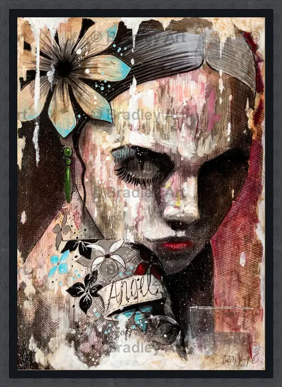 "Angel" (Green Earring)
