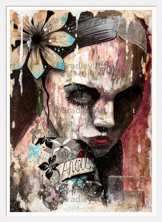 "Angel" (Green Earring)