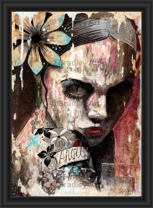"Angel" (Green Earring)