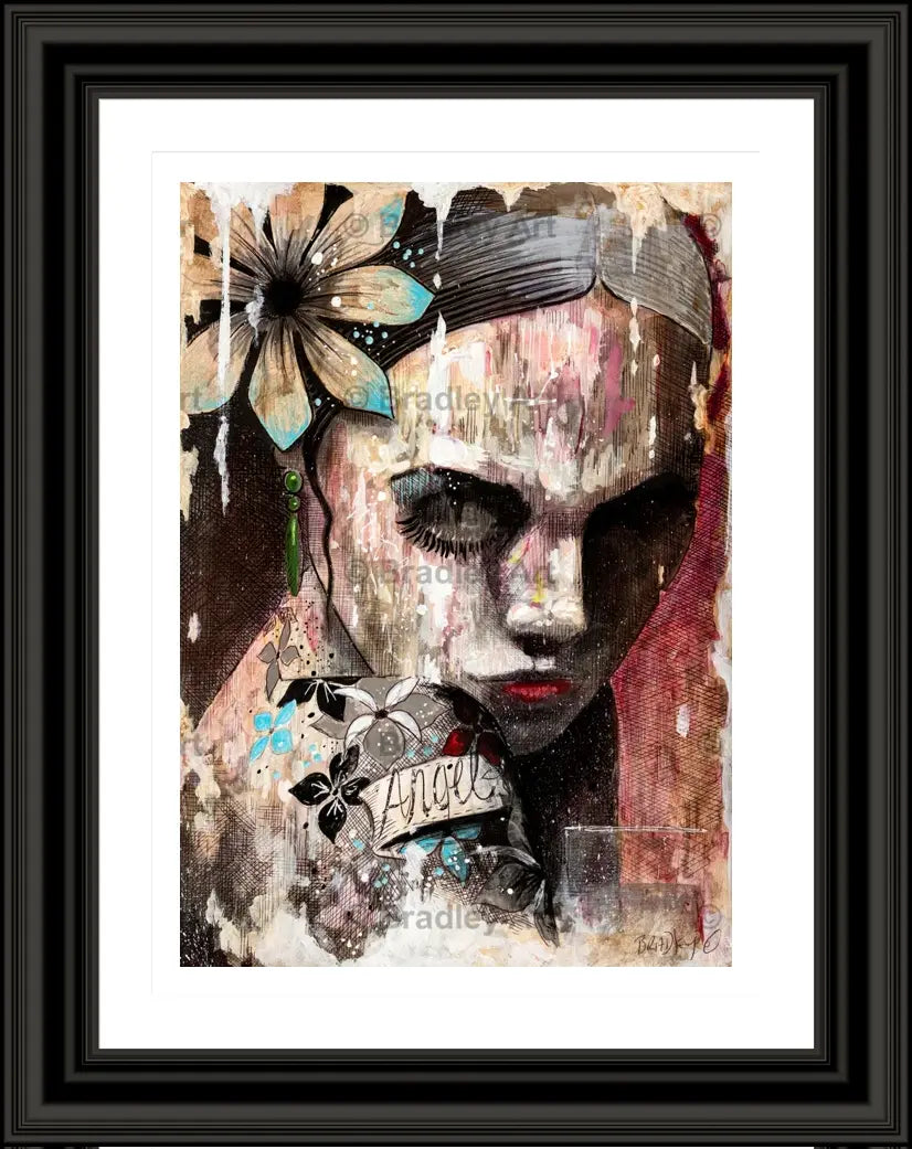 "Angel" (Green Earring)