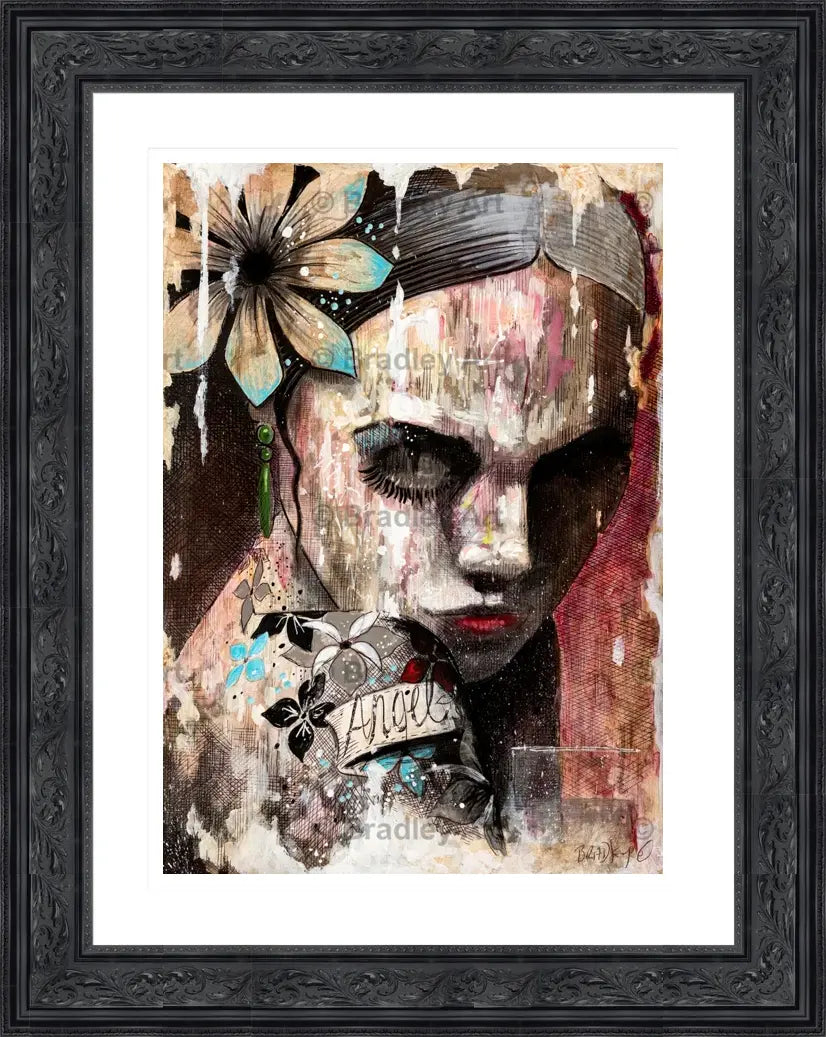 "Angel" (Green Earring)