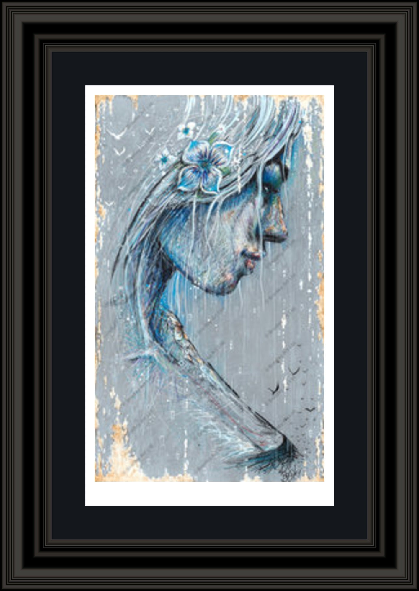 "Sorrow" (Grey) Print