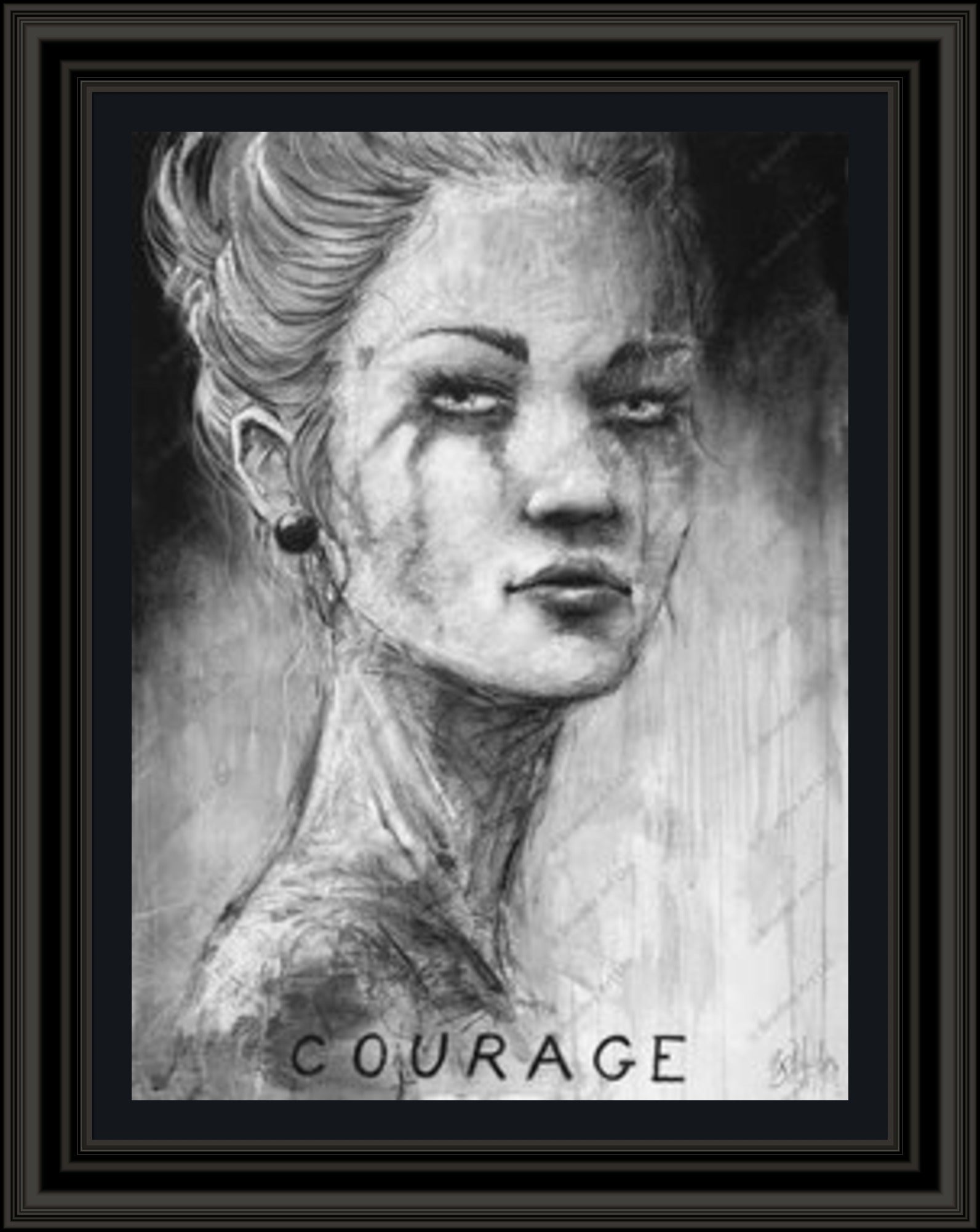 "Courage" HE Canvas