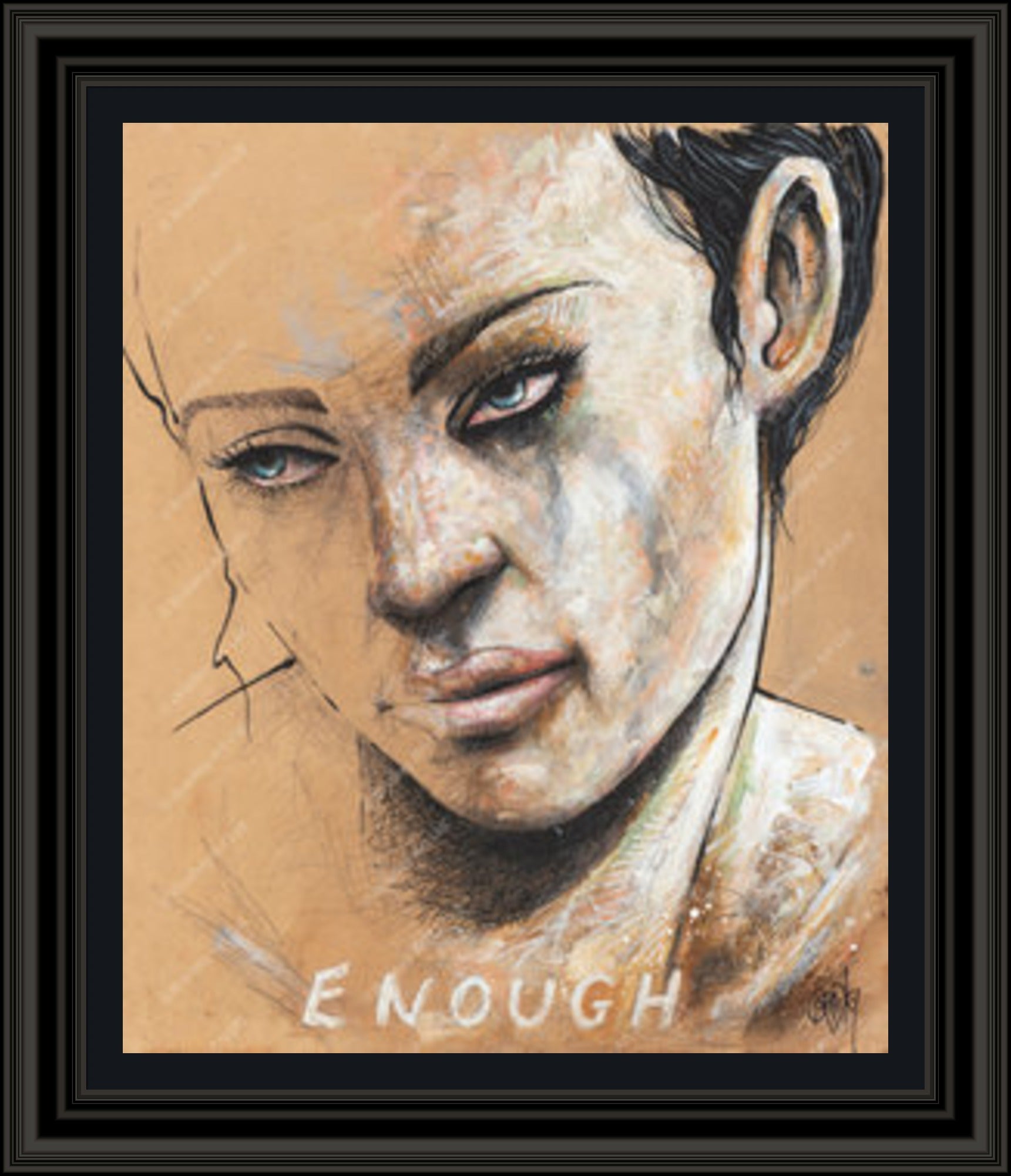 "Enough" Canvas