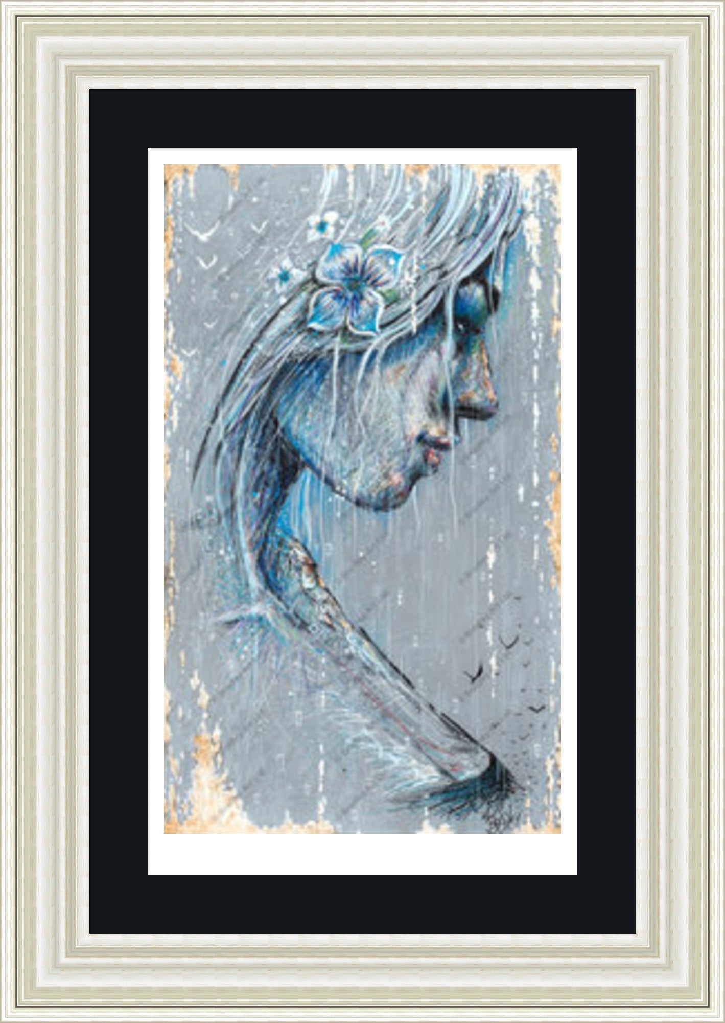 "Sorrow" (Grey) Print