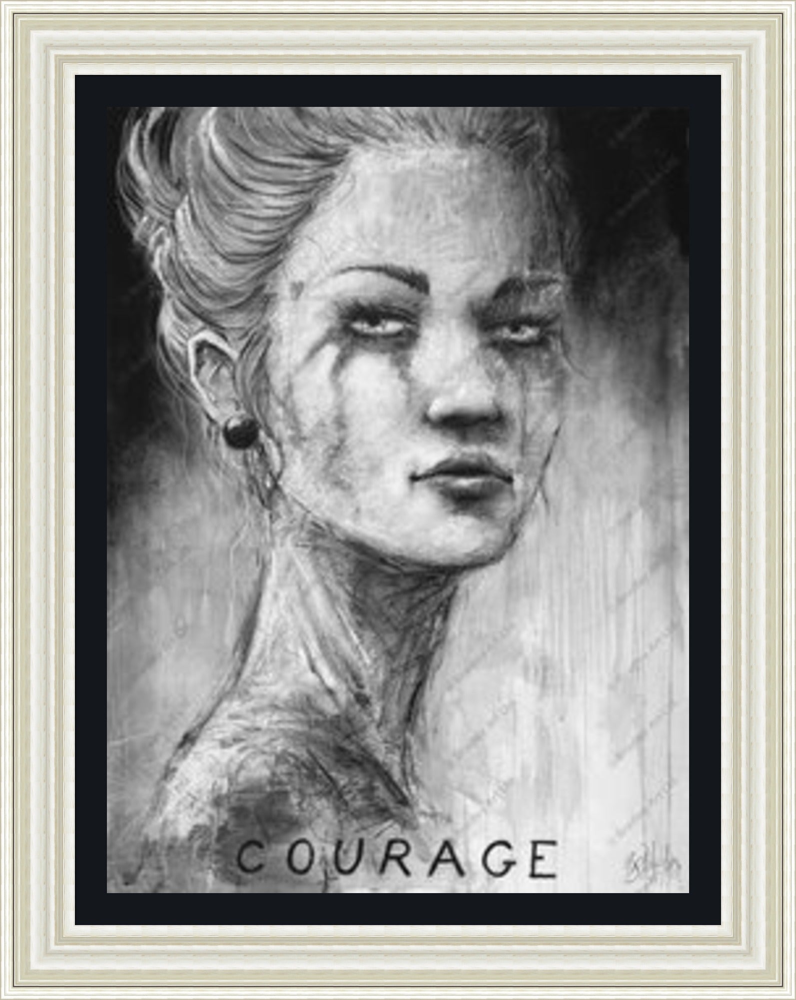 "Courage" HE Canvas