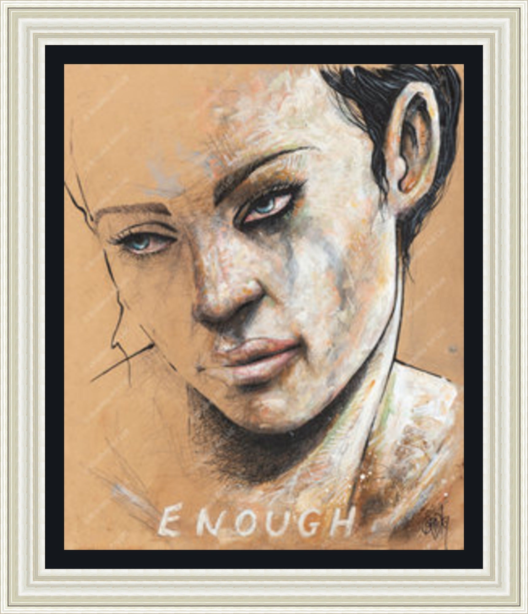 "Enough" Canvas