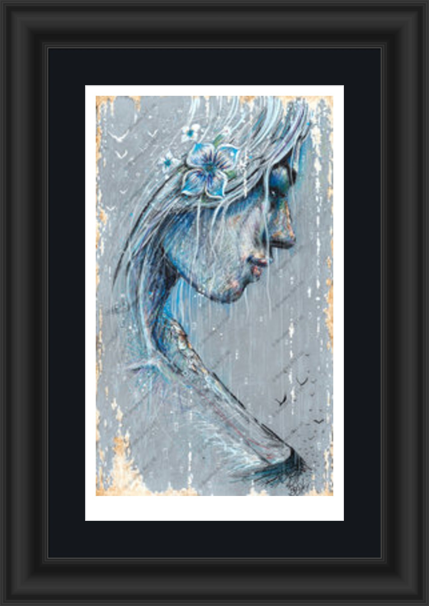"Sorrow" (Grey) Print