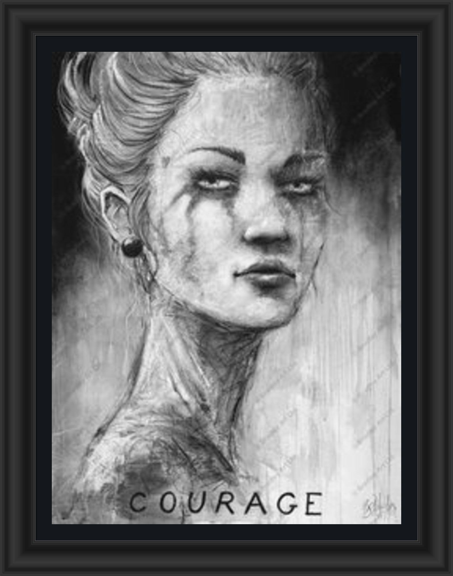 "Courage" HE Canvas