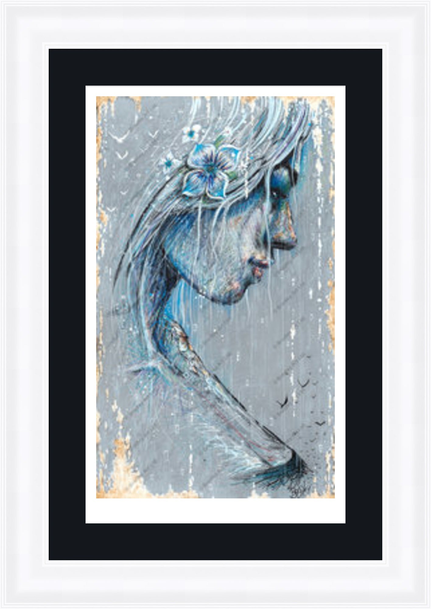 "Sorrow" (Grey) Print