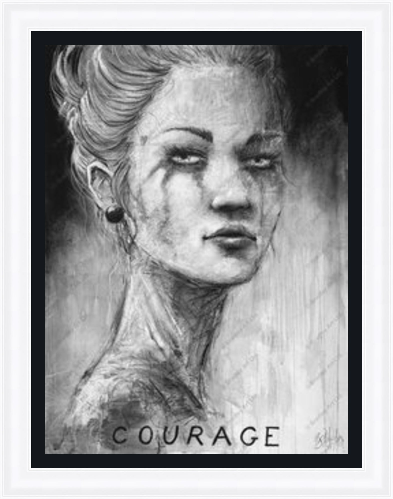 "Courage" HE Canvas