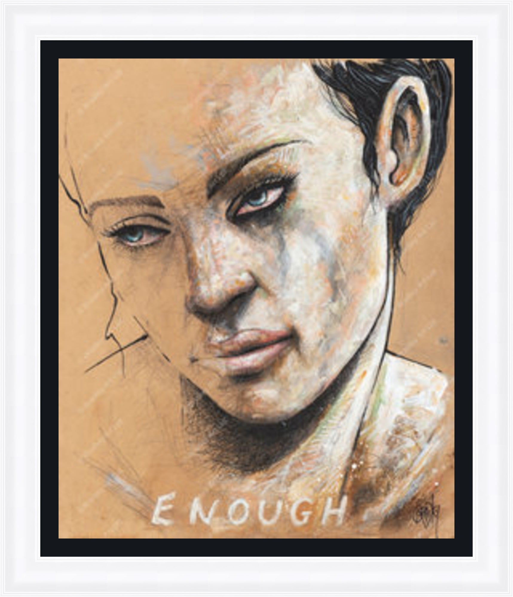 "Enough" Canvas