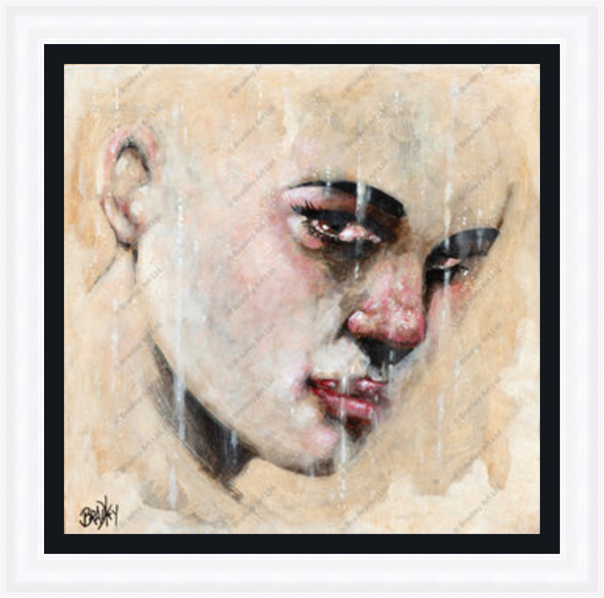 "Sorrow" (Square) HE Canvas