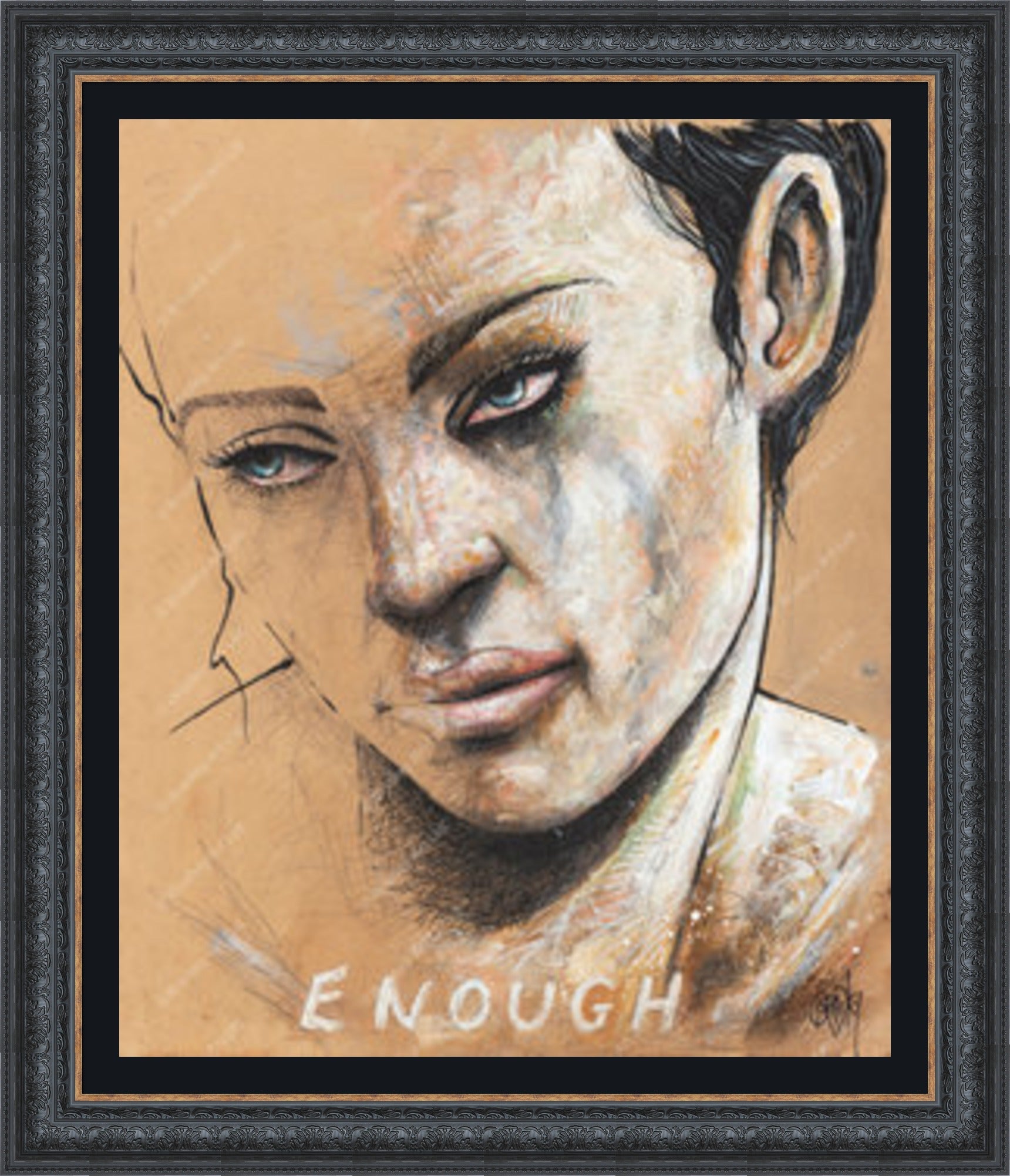 "Enough" Canvas