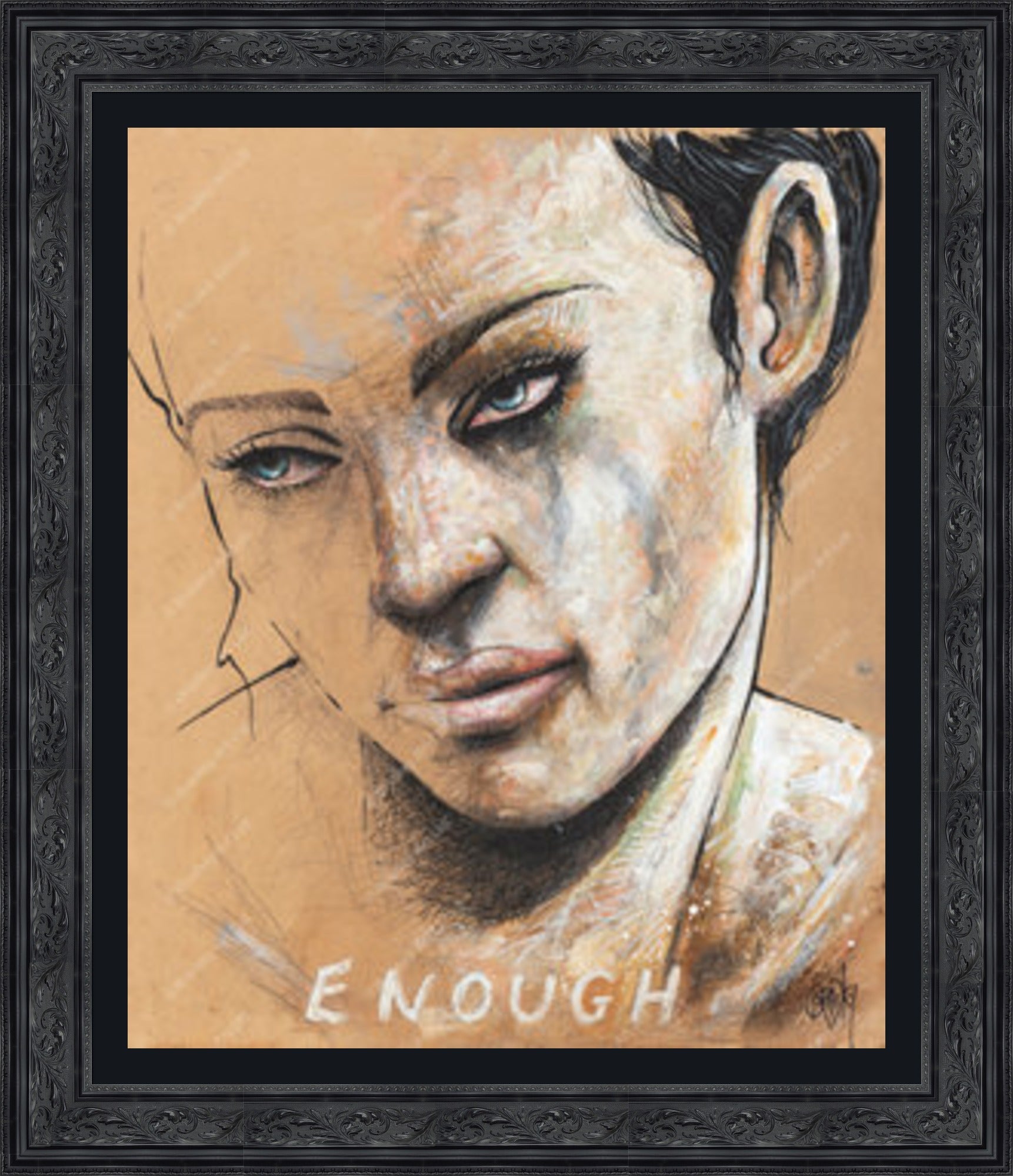 "Enough" Canvas