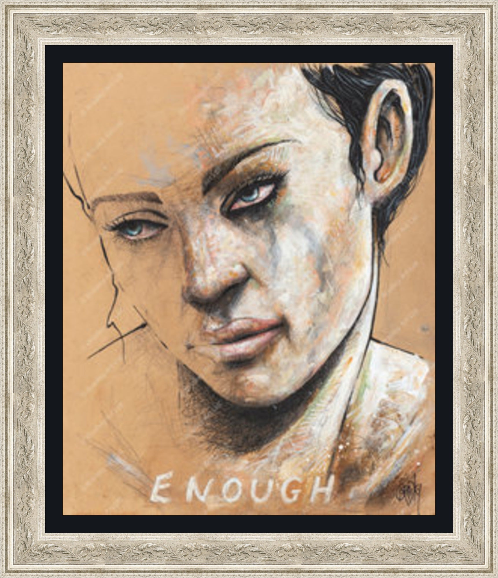 "Enough" Canvas