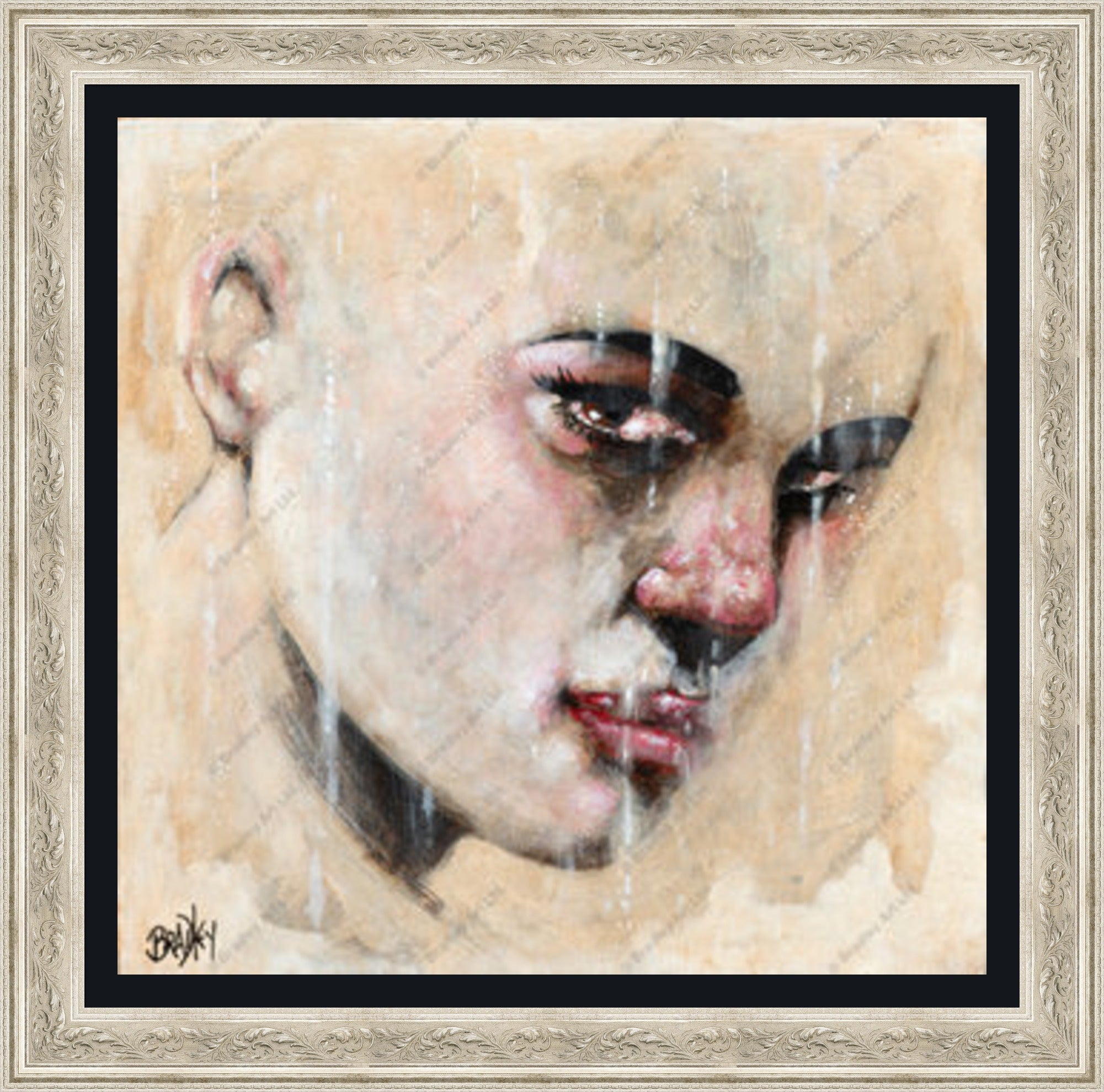 "Sorrow" (Square) HE Canvas