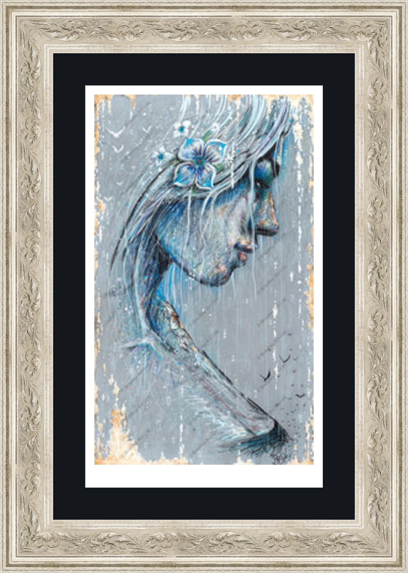 "Sorrow" (Grey) Print