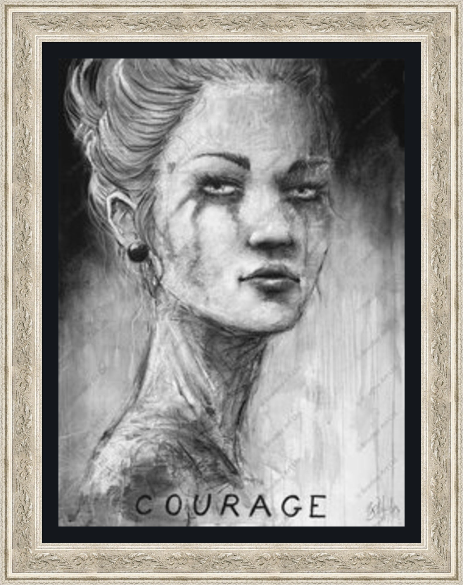 "Courage" HE Canvas