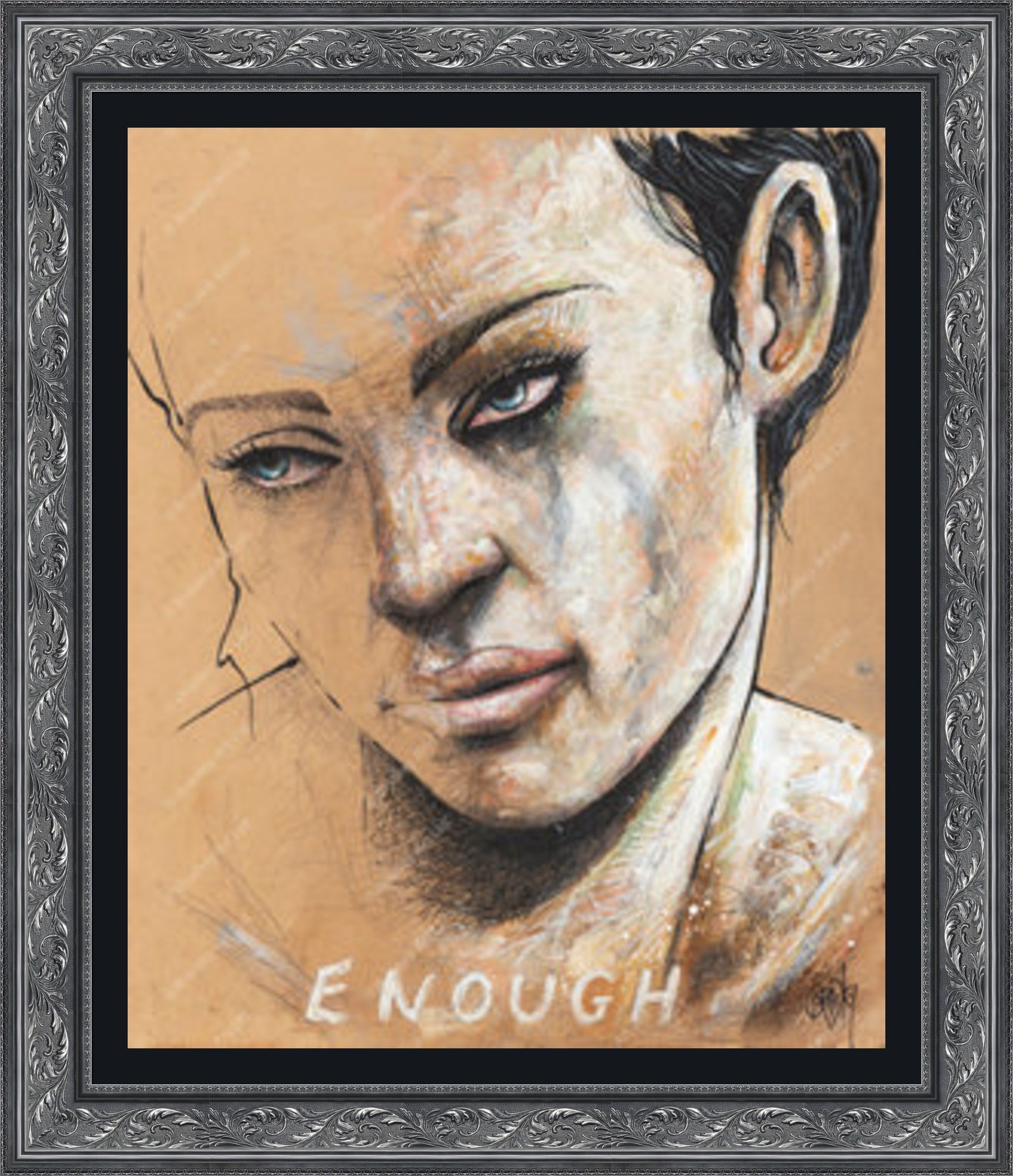 "Enough" Canvas