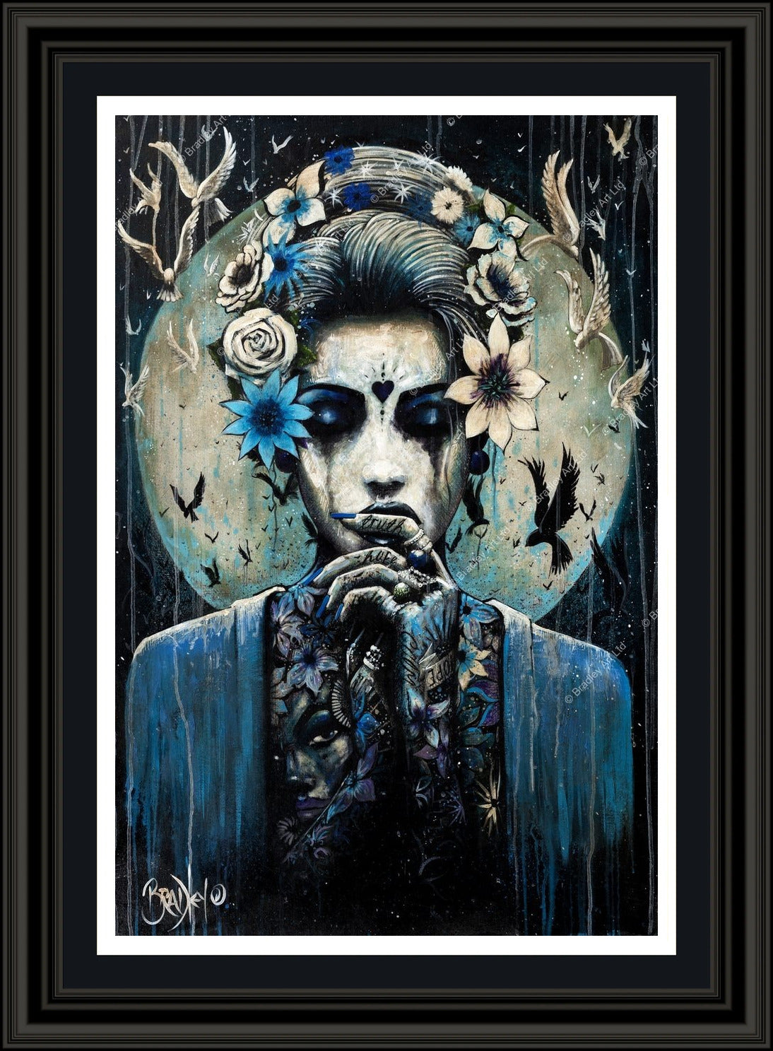 "Bleue" HE Canvas