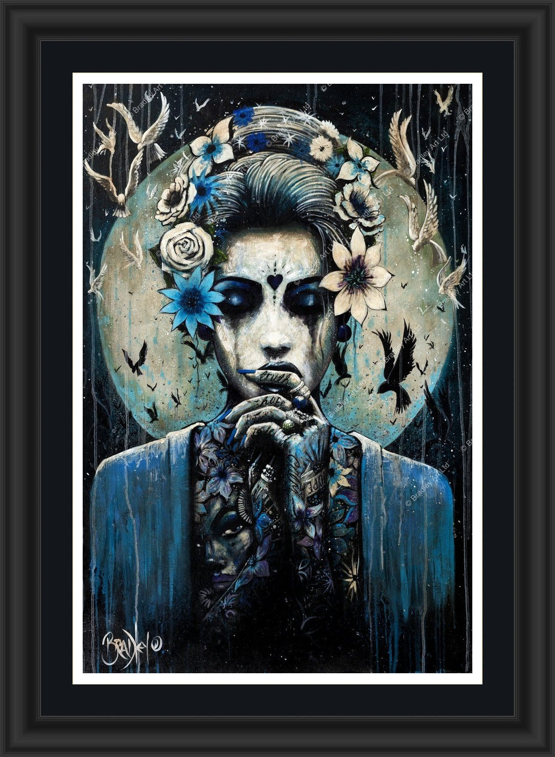 "Bleue" HE Canvas