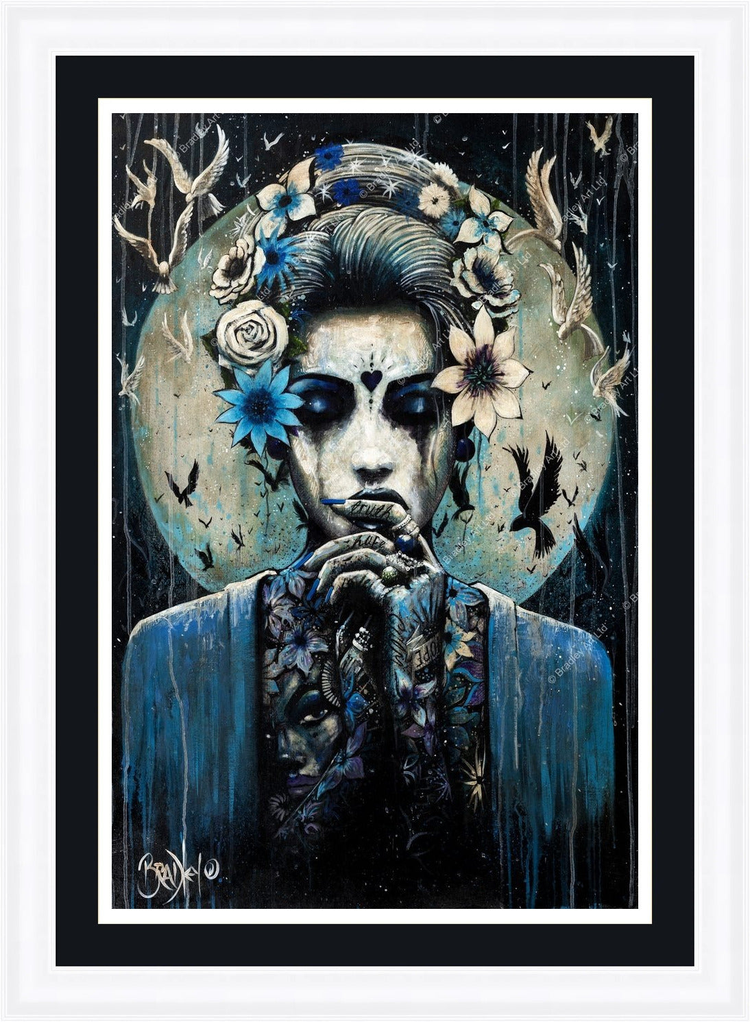 "Bleue" HE Canvas