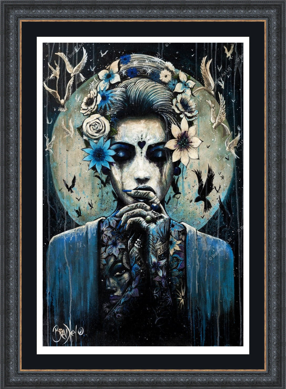 "Bleue" HE Canvas