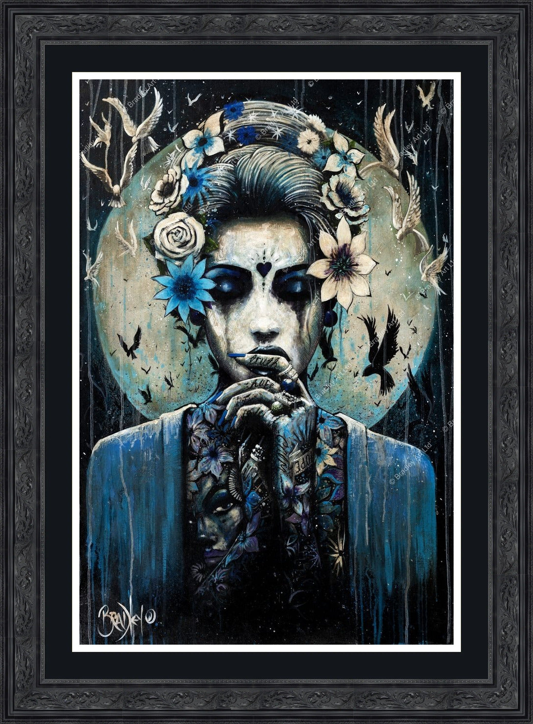 "Bleue" HE Canvas