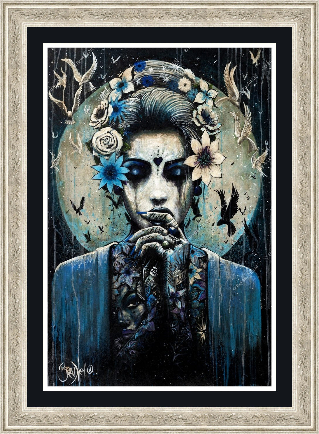 "Bleue" HE Canvas