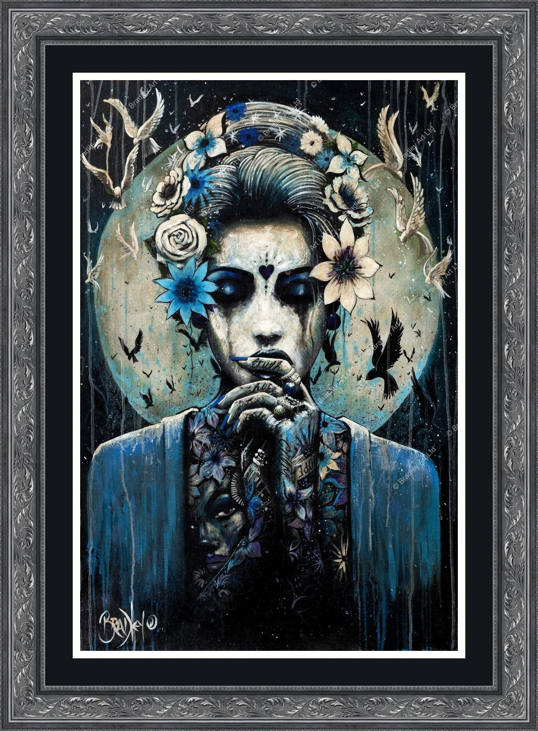 "Bleue" HE Canvas