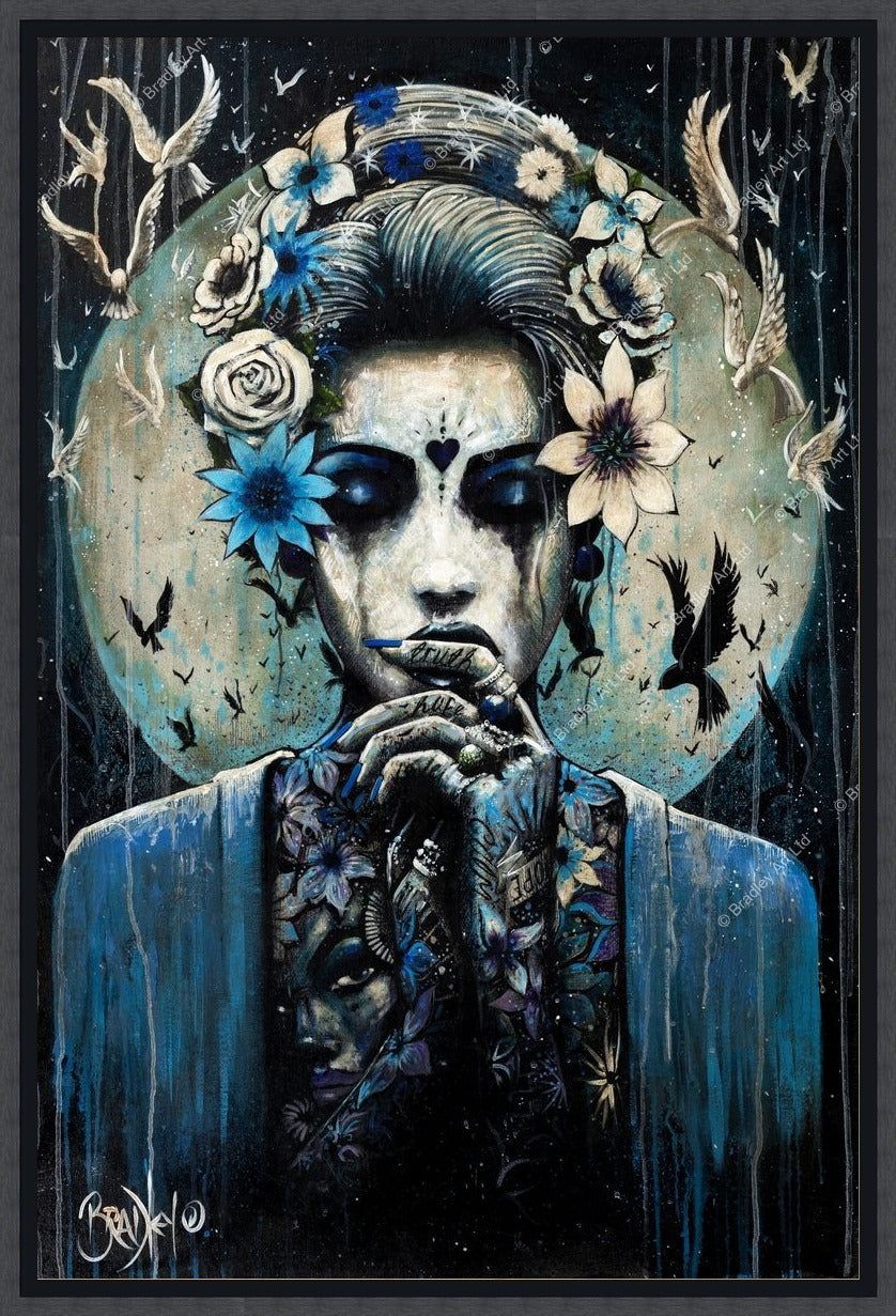 "Bleue" HE Canvas