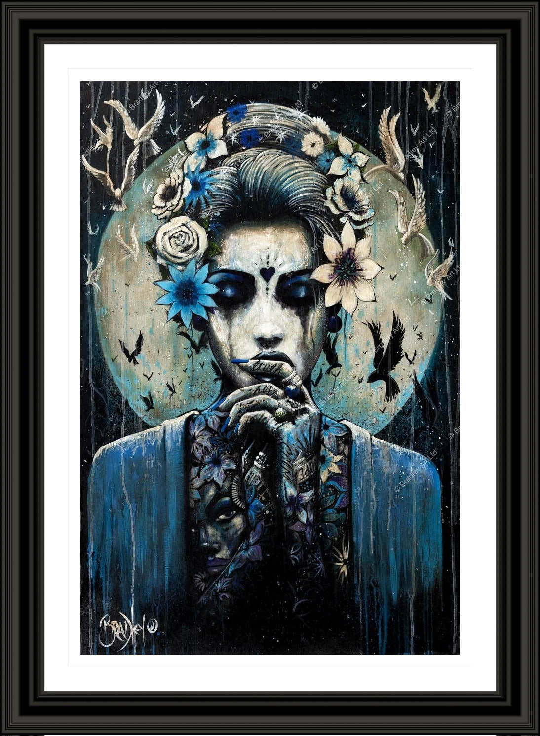 "Bleue" HE Canvas