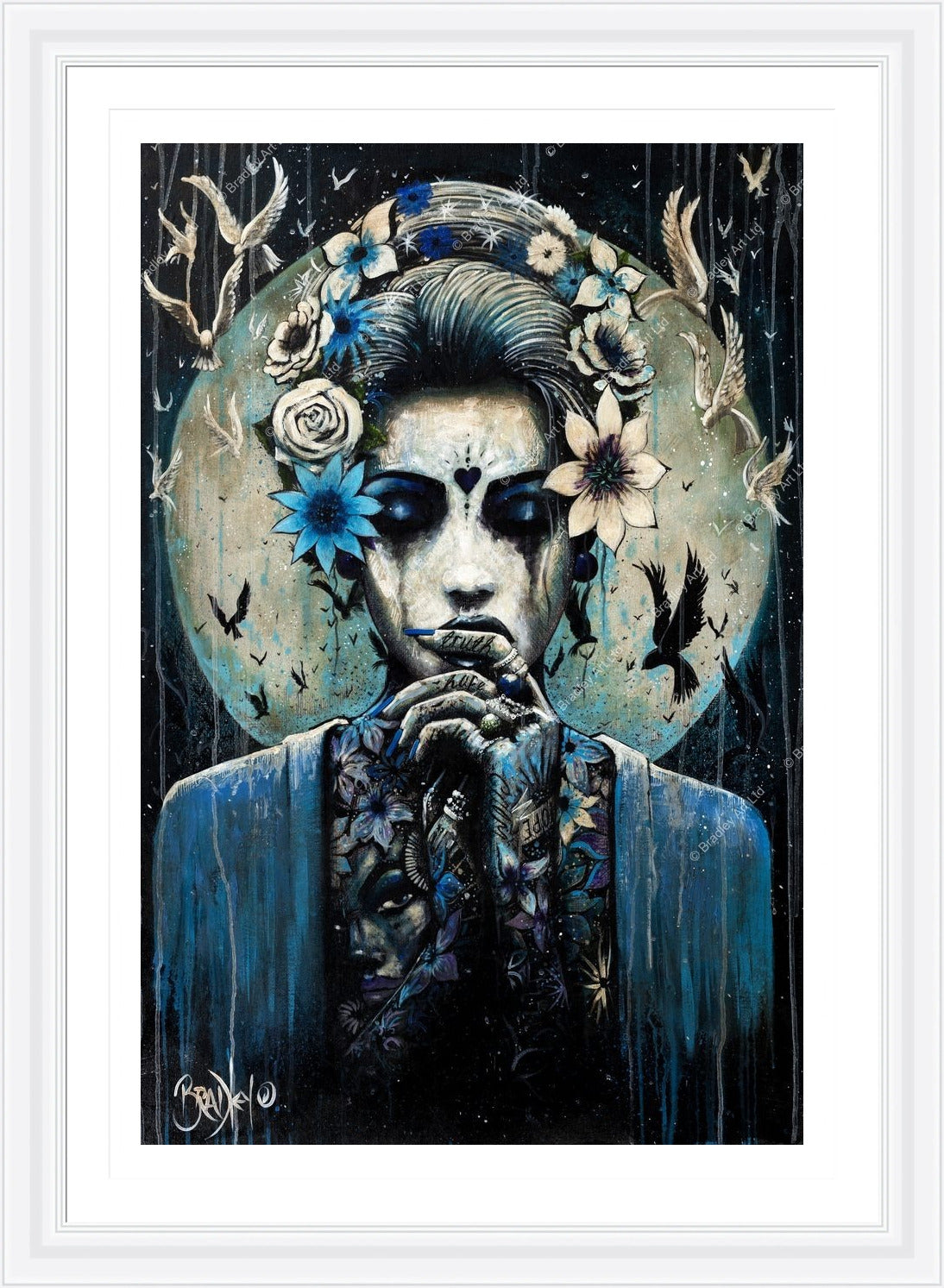 "Bleue" HE Canvas