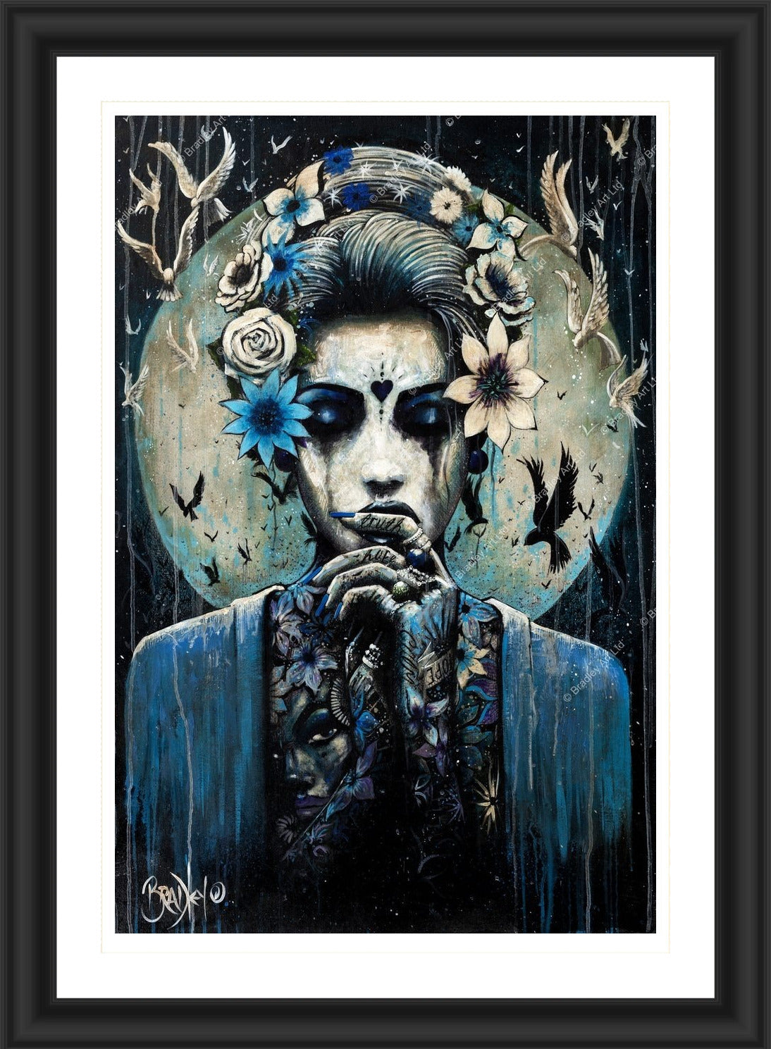 "Bleue" HE Canvas
