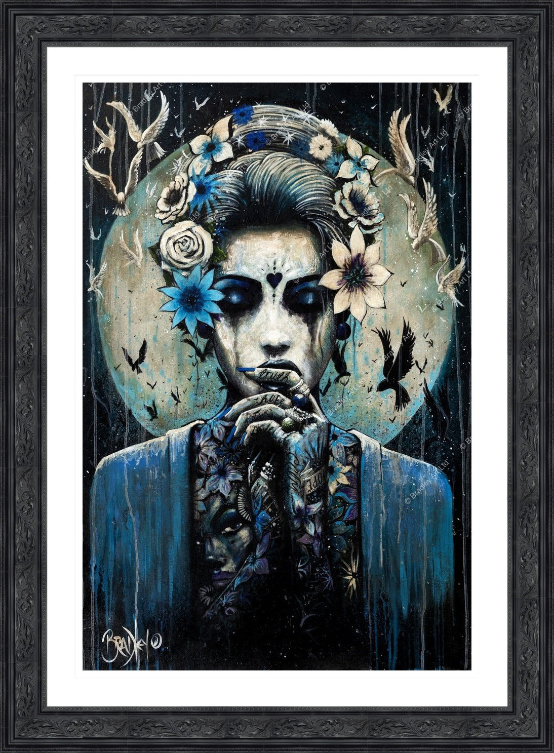 "Bleue" HE Canvas