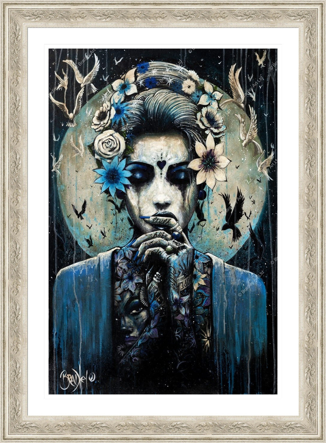 "Bleue" HE Canvas