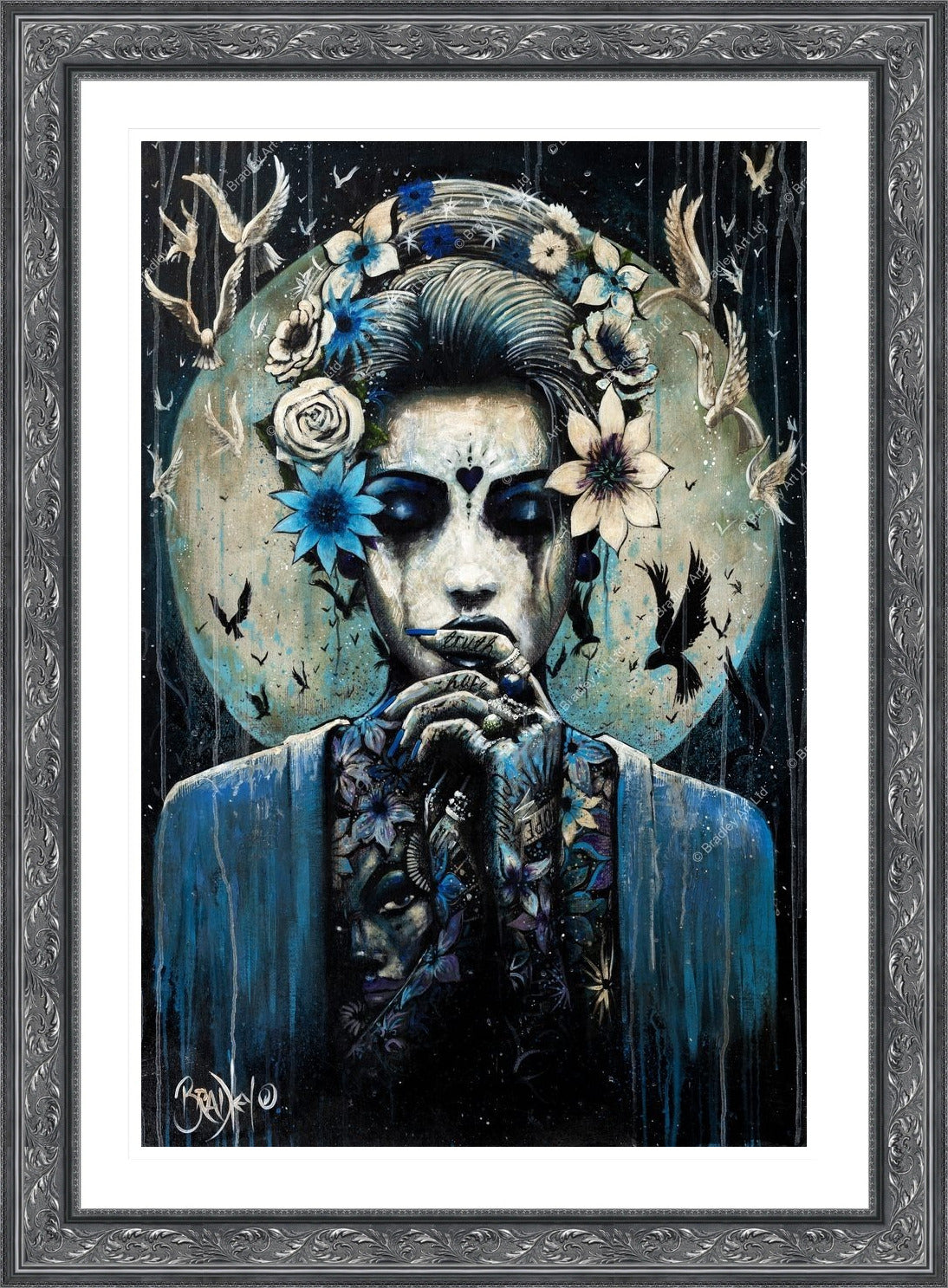 "Bleue" HE Canvas