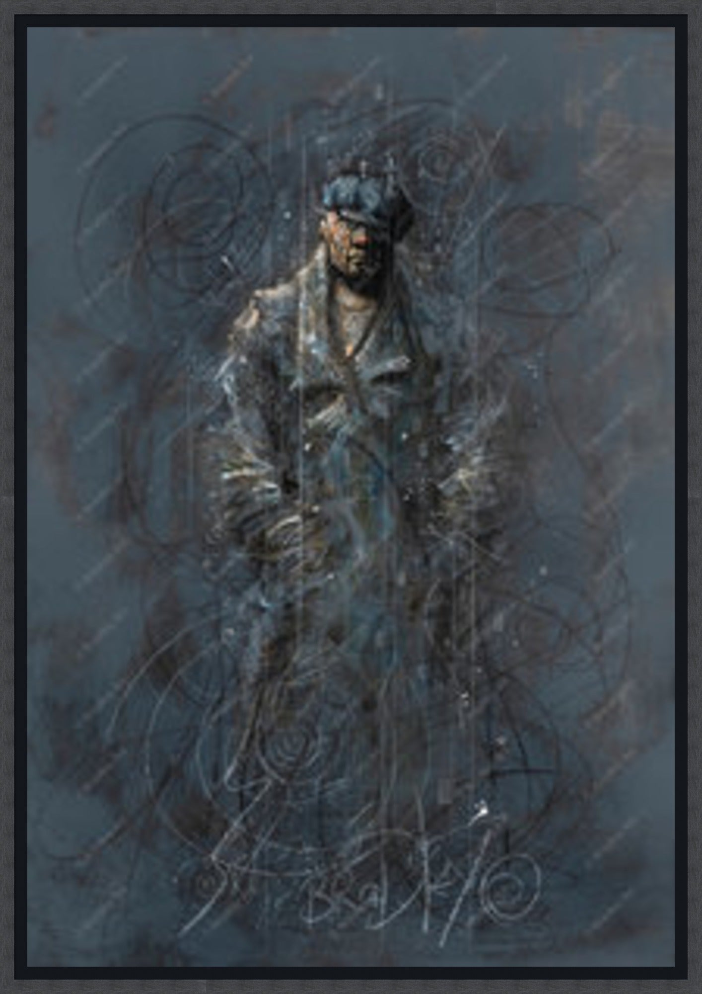 "Alone" HE Canvas