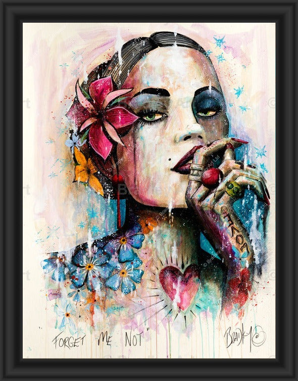 "Forget Me Not" XL Print
